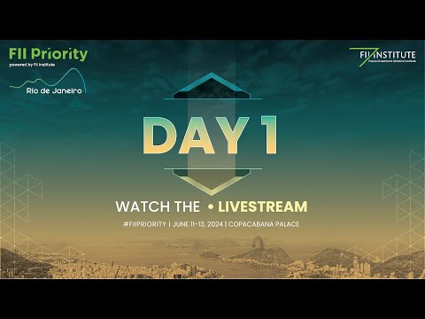 LIVE From FII Priority Summit in RIO