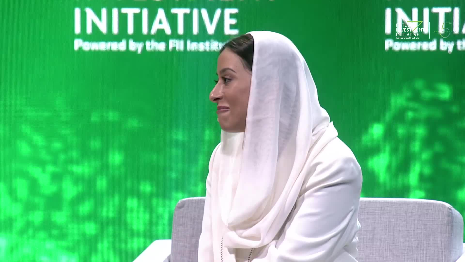 HH Princess Noura bint Faisal Al Saud, 
Founder, Saudi Fashion Week, on 
Sustainable Fashion - #FII5