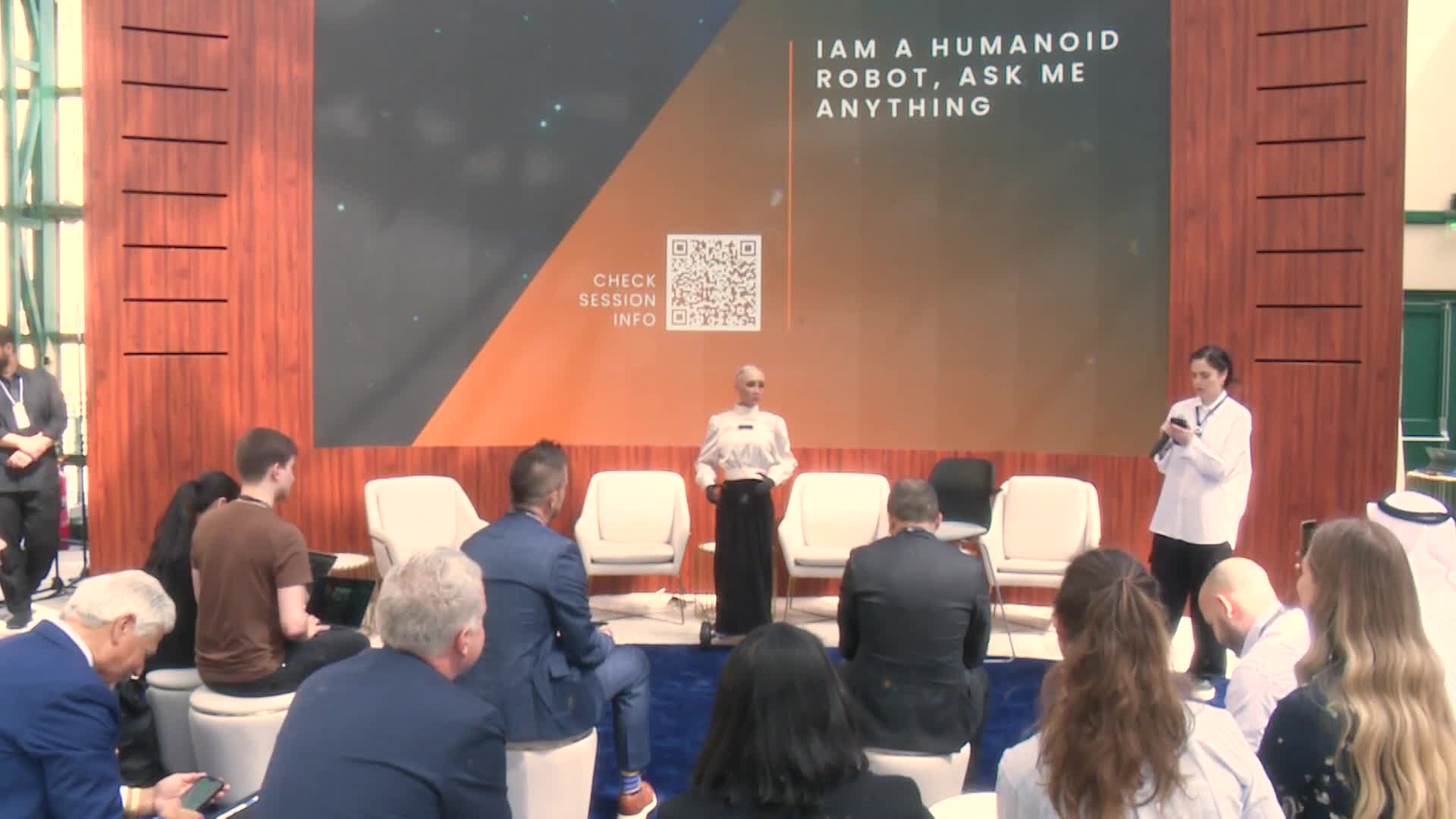 "I Am A Humanoid Robot," Ask Sophia Anything! FII7