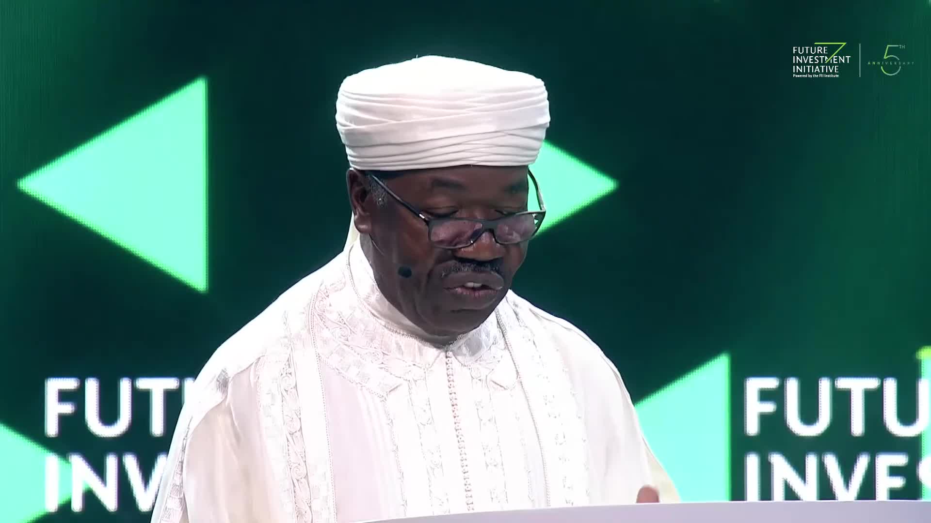 HE Ali Bongo Ondimba, President of Gabon: "Working Together Towards Economic Transformation" - #FII5