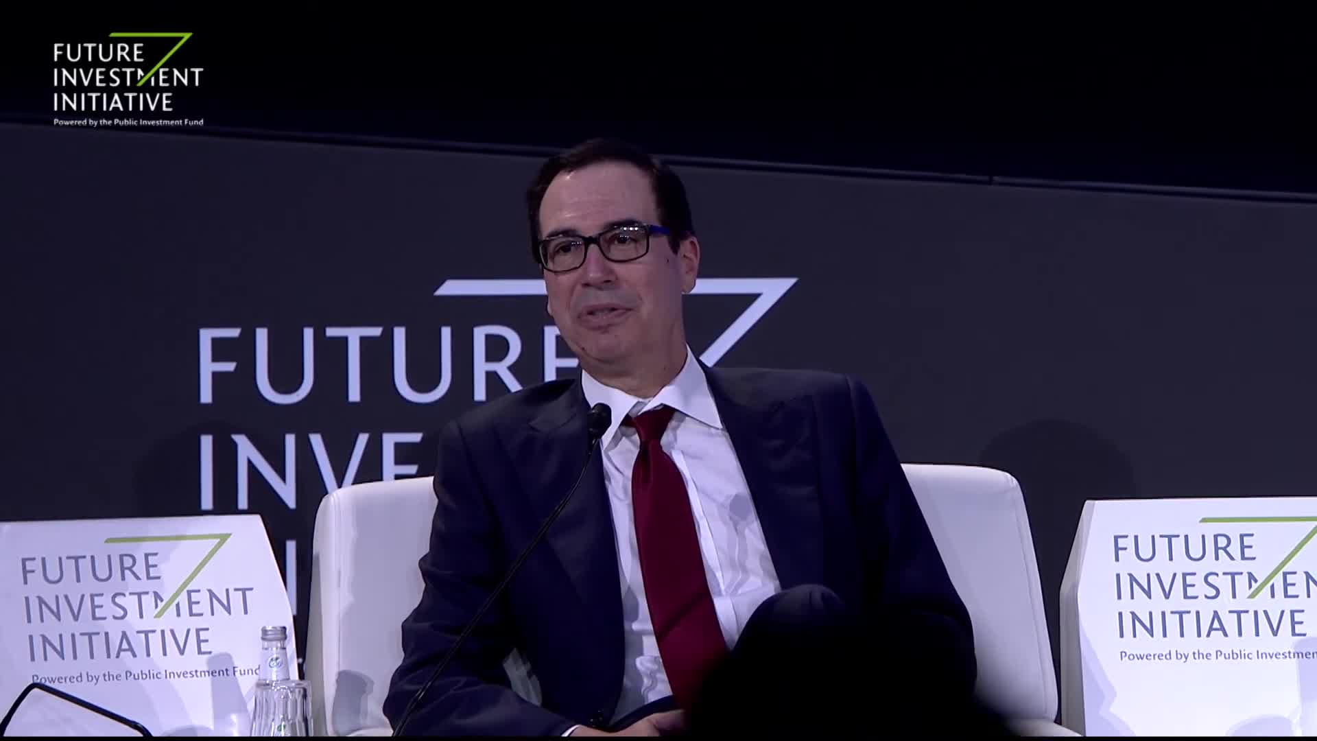 Capital markets with Steven Mnuchin and 
Sarah Al Suhaimi  Future Investment 
Initiative 2019  Day 2