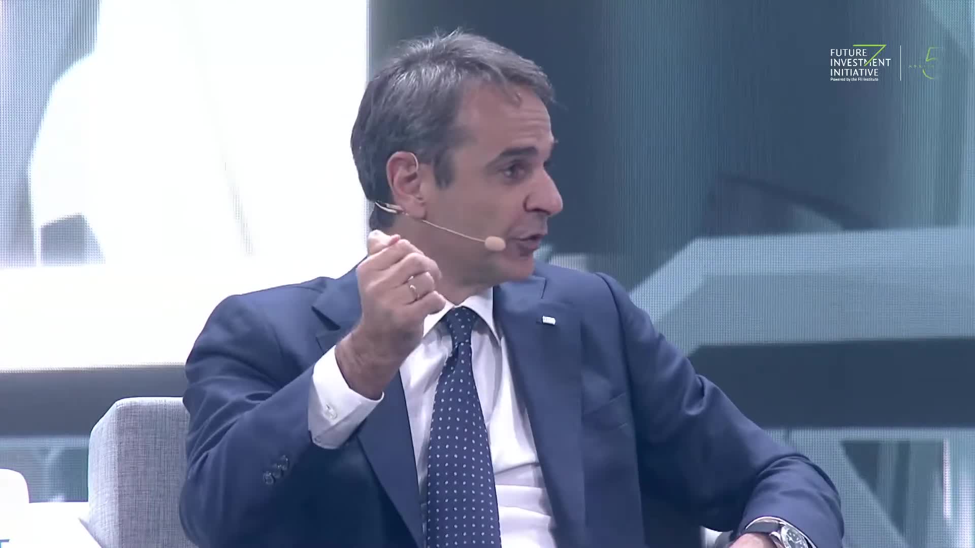 HE Kyriakos Mitsotakis, Prime Minister of Greece at #FII5